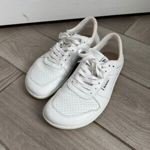 Be Lenka White Barefoot Women's Leather Sneakers